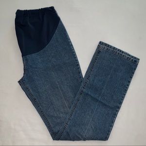 Old Navy maternity jeans, stretchy stomach band